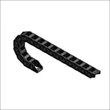 Mini drag chain cable offers compact and flexible cable protection for precise automation systems。